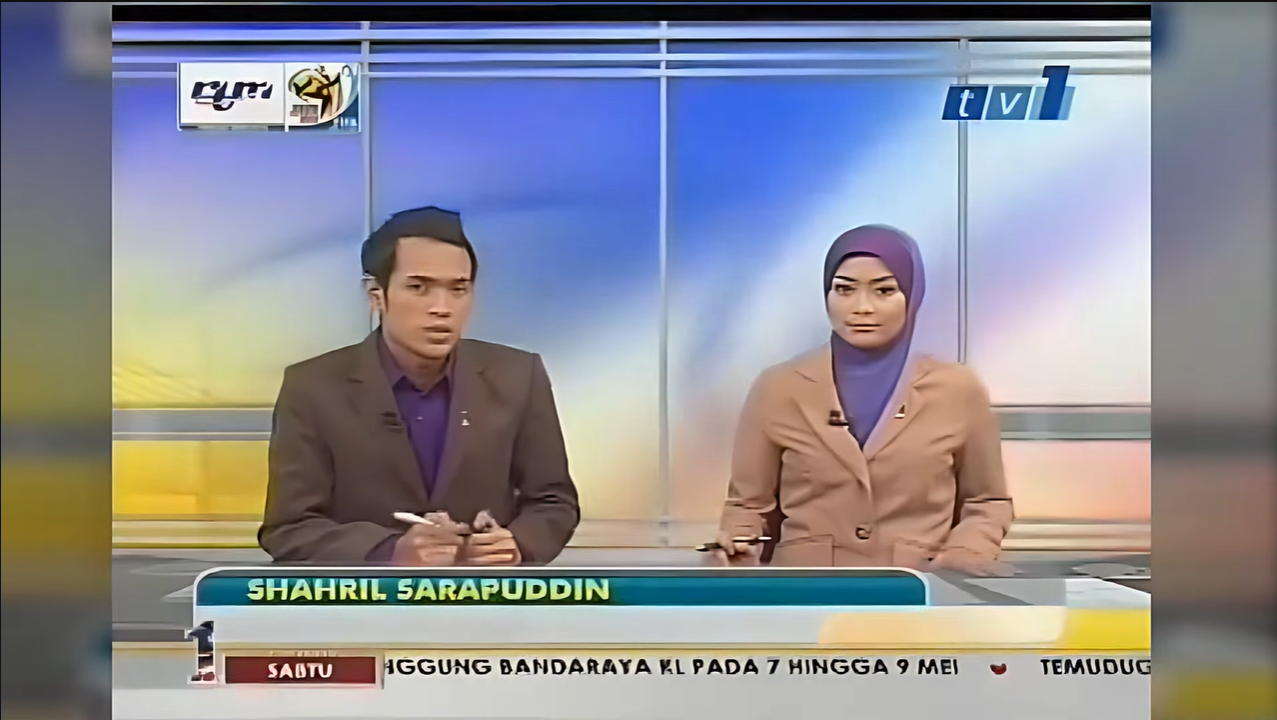 Virtual Set used for News Telecast by RTM