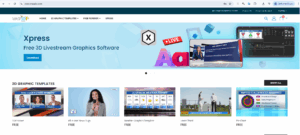 free livestream software and templates