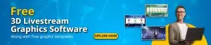 Livestream graphic software.