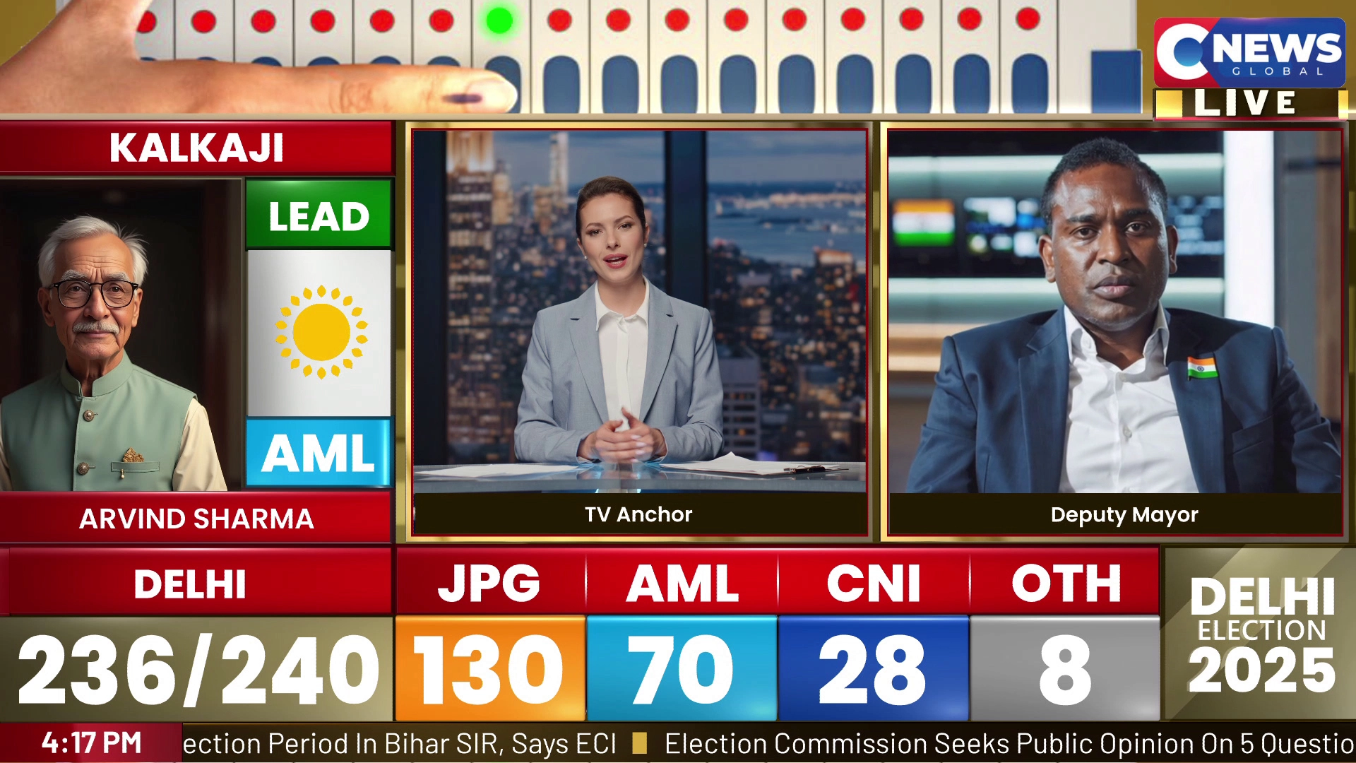 Election Broadcast Graphics