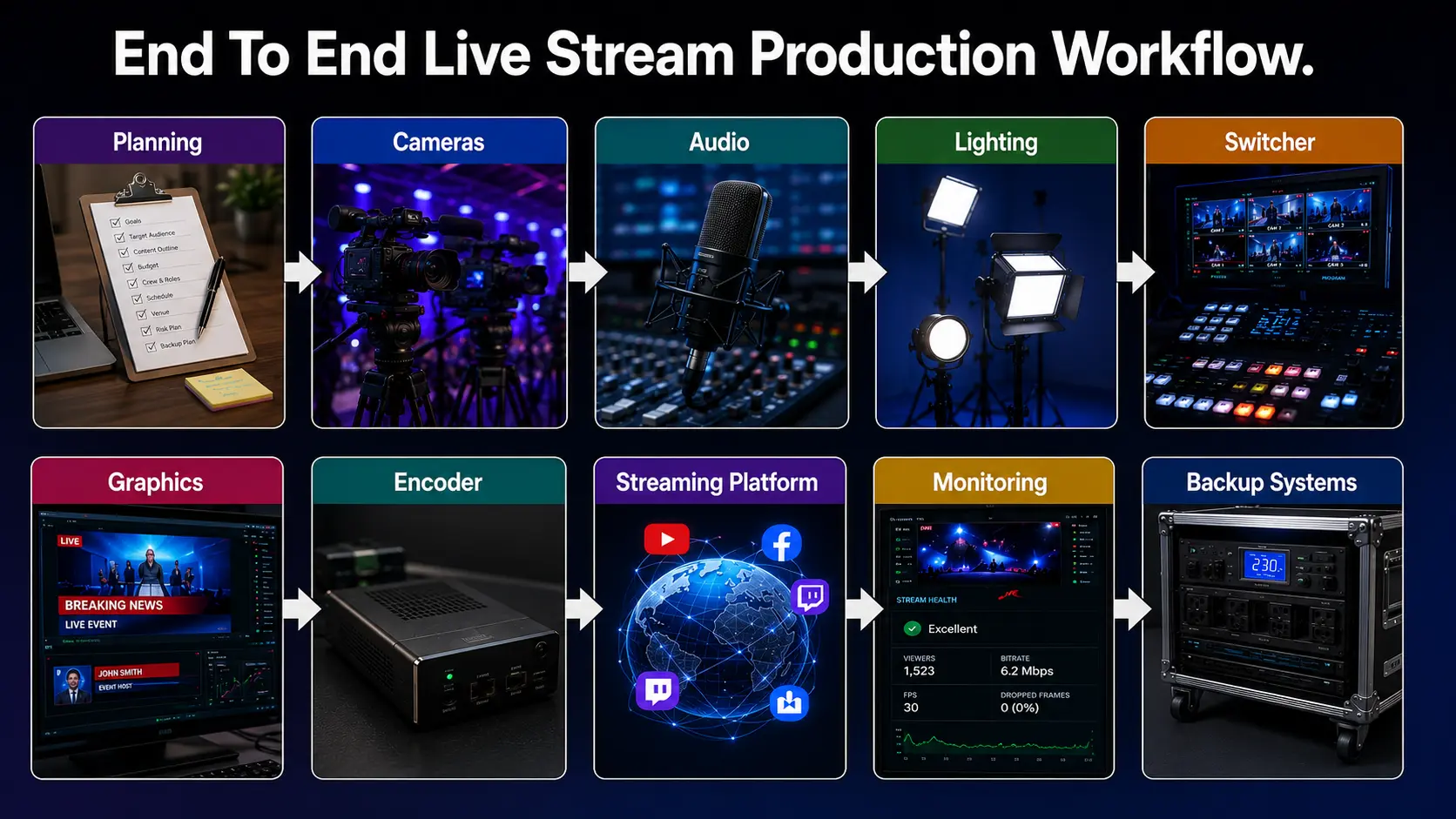 live stream production