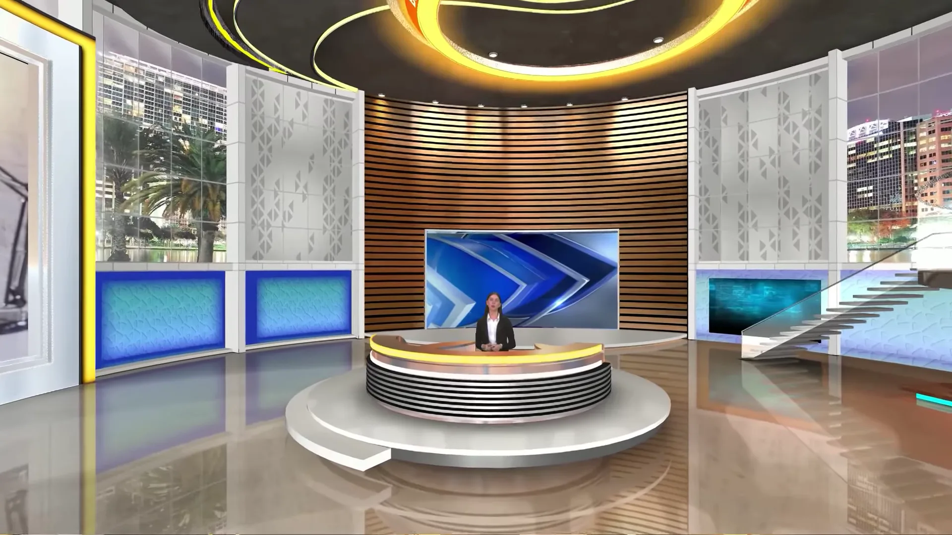 virtual news production